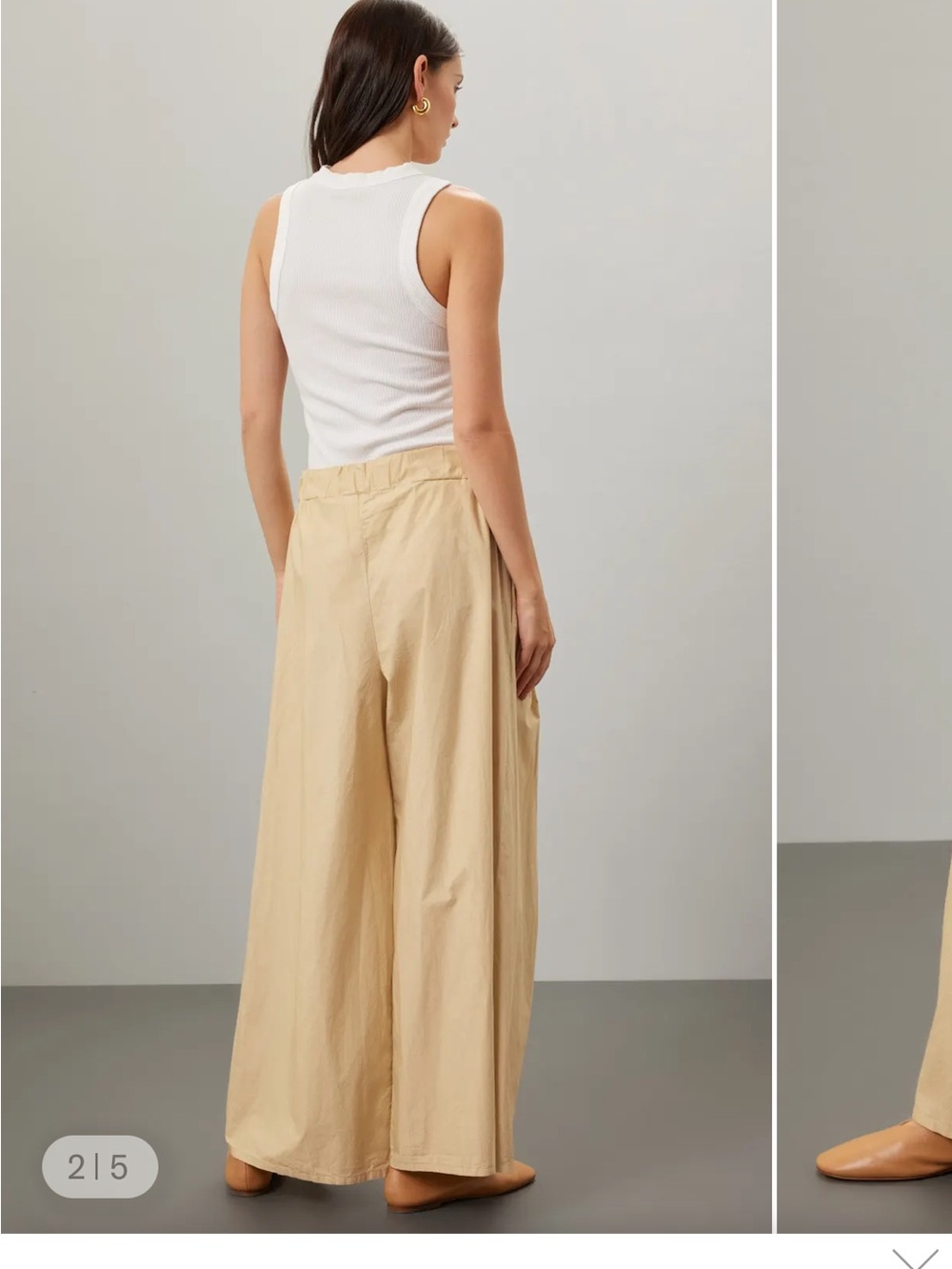 Labo.art Dalla Wide-Leg Pleated Trousers Size 0 Italian Minimalist - Picture 10 of 16